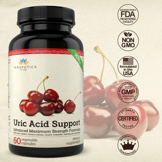 Foto 3 | Suplemento De Refuerzo De Ácido Úrico Teraputics Con Cereza Ácida, 60 Cápsulas - Venta Internacional.