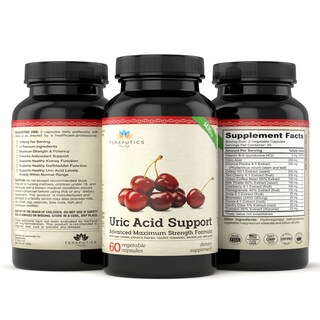 Foto 4 | Suplemento De Refuerzo De Ácido Úrico Teraputics Con Cereza Ácida, 60 Cápsulas - Venta Internacional.