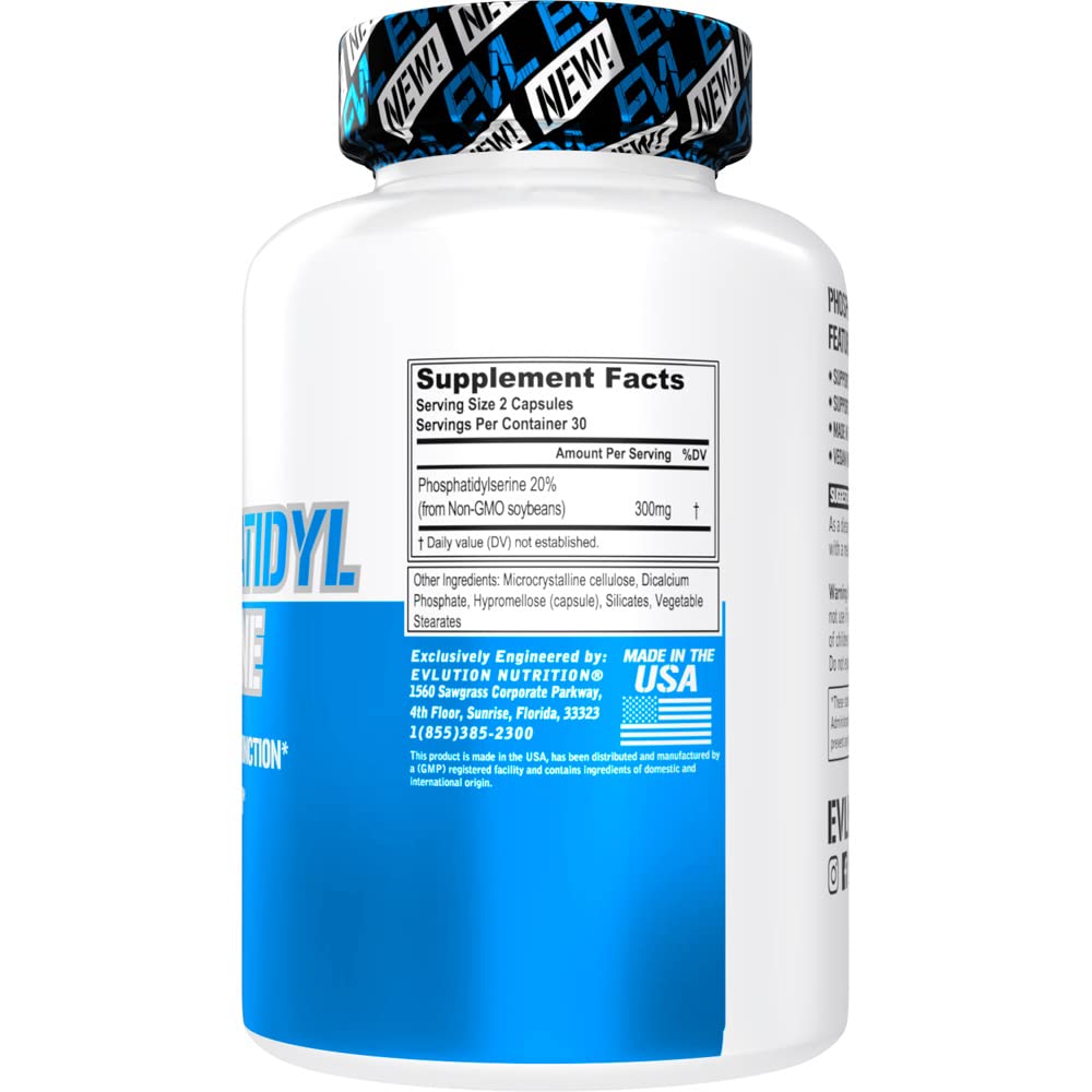 Foto 3 pulgar | Suplemento De Fosfatidilserina Evolution 300 Mg Para El Cerebro - Venta Internacional.