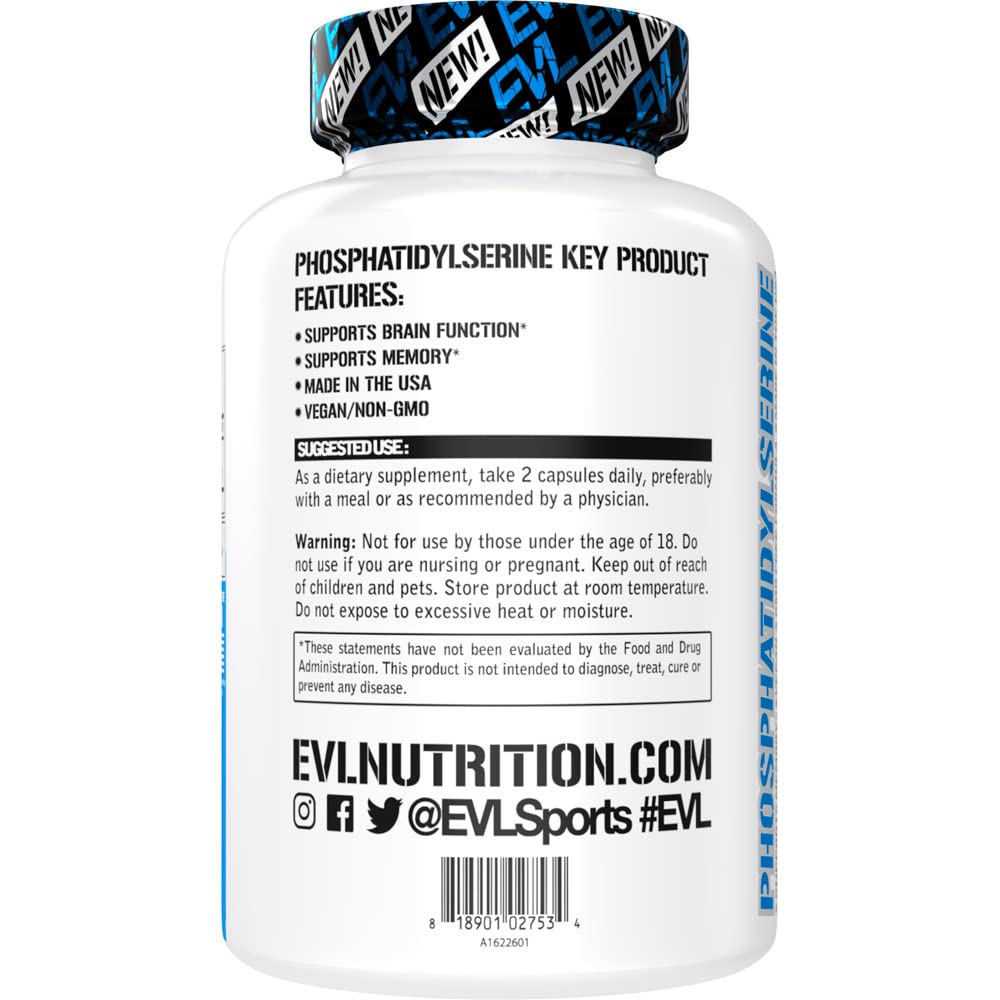 Foto 4 pulgar | Suplemento De Fosfatidilserina Evolution 300 Mg Para El Cerebro - Venta Internacional.