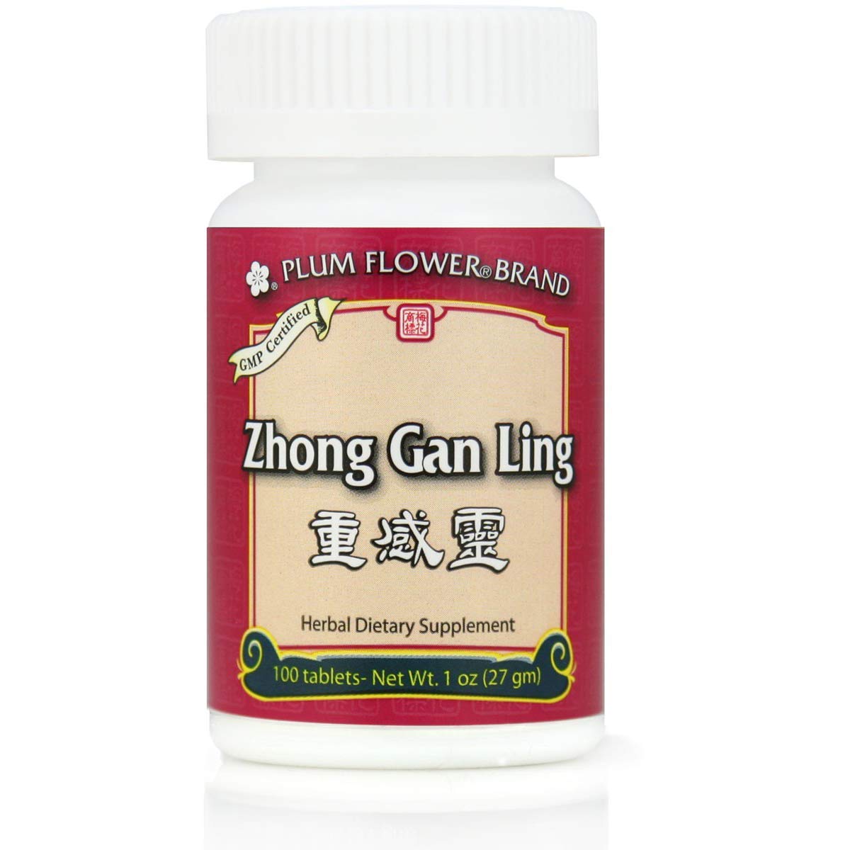 Foto 2 pulgar | Tabletas De Flor De Ciruelo Zhong Gan Ling, 100 Unidades - Venta Internacional.