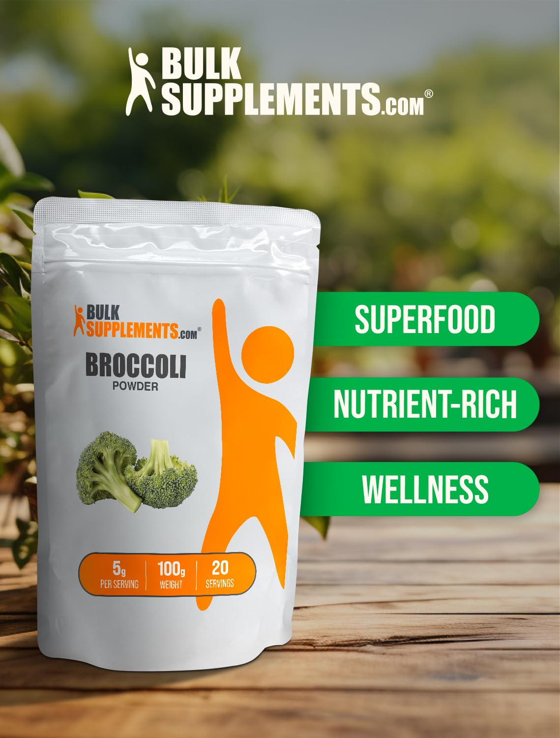 Foto 6 pulgar | Supplement Bulksupplements.com Brócoli En Polvo 100 G - Venta Internacional.