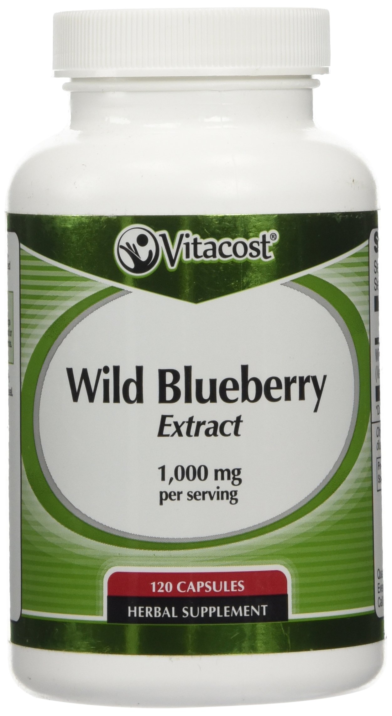 Foto 2 pulgar | Suplemento Vitacost Extracto De Arándano Silvestre 1000 Mg 120 Cápsulas - Venta Internacional.