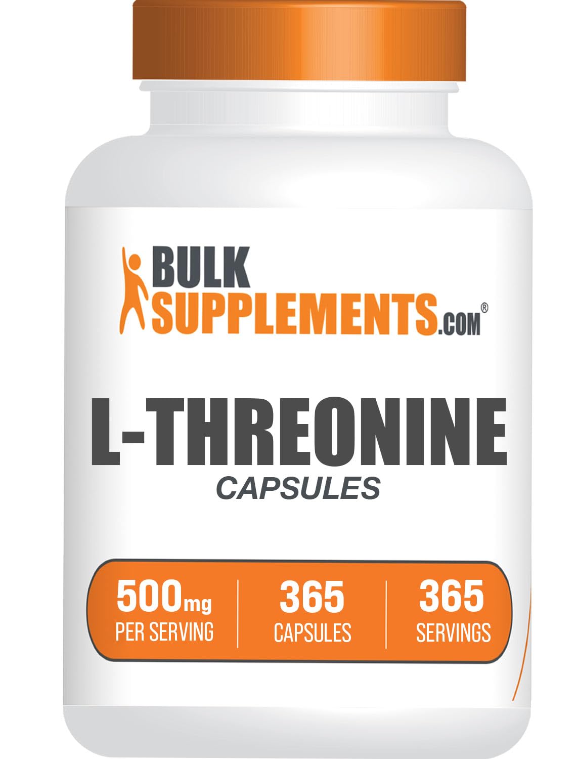 Foto 1 | Suplemento Bulksupplements.com L-treonina 500 Mg 365 Cápsulas - Venta Internacional.