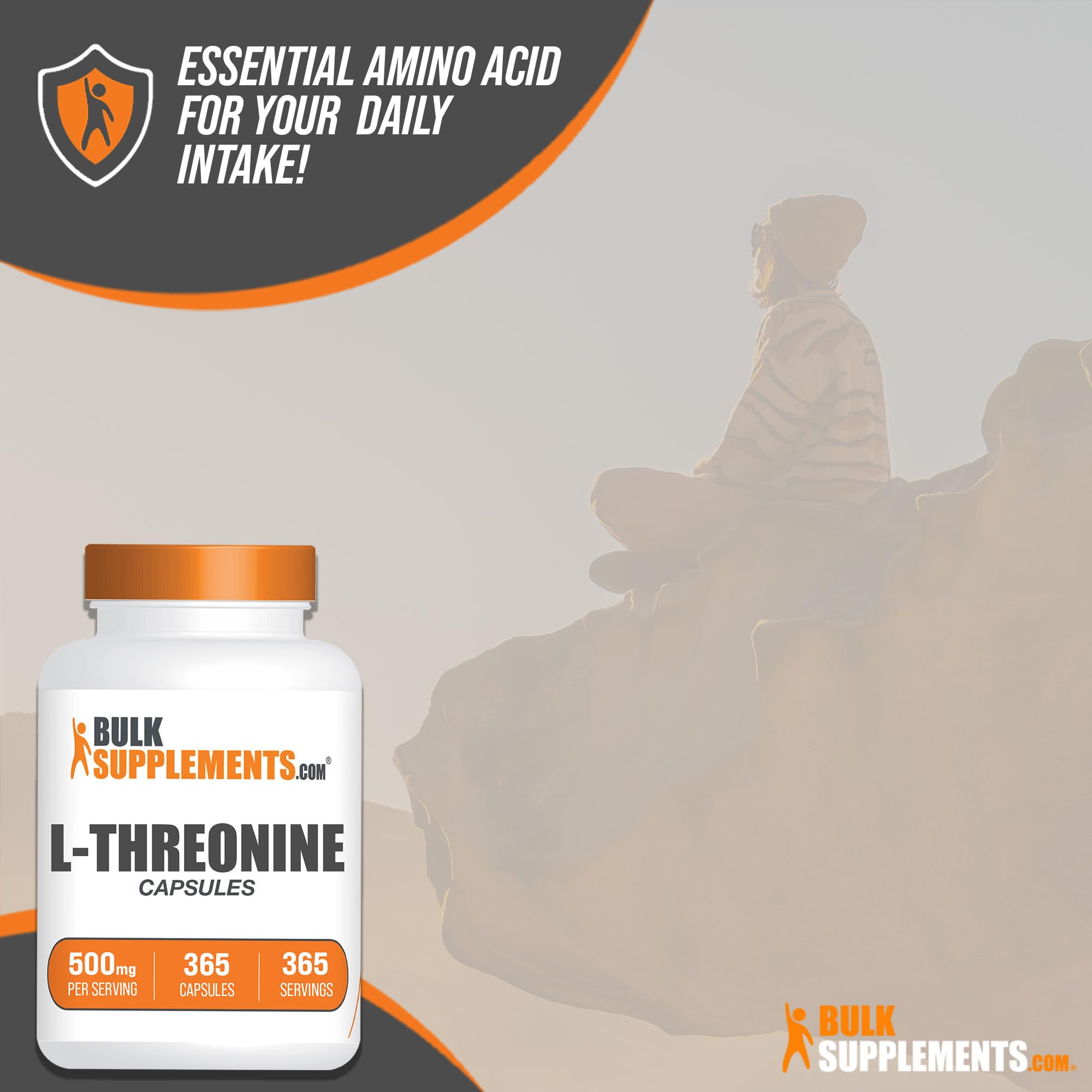 Foto 5 pulgar | Suplemento Bulksupplements.com L-treonina 500 Mg 365 Cápsulas - Venta Internacional.