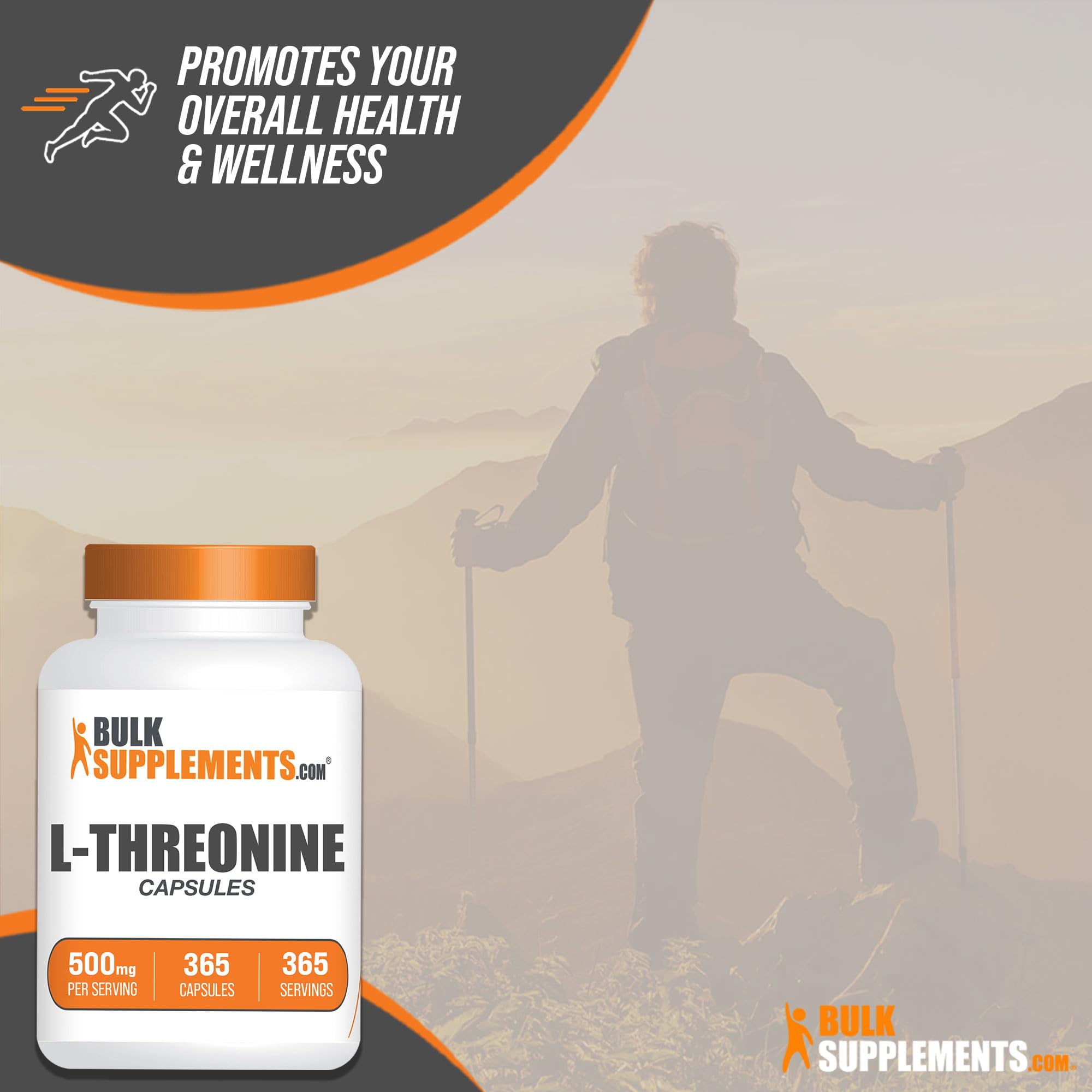 Foto 6 pulgar | Suplemento Bulksupplements.com L-treonina 500 Mg 365 Cápsulas - Venta Internacional.