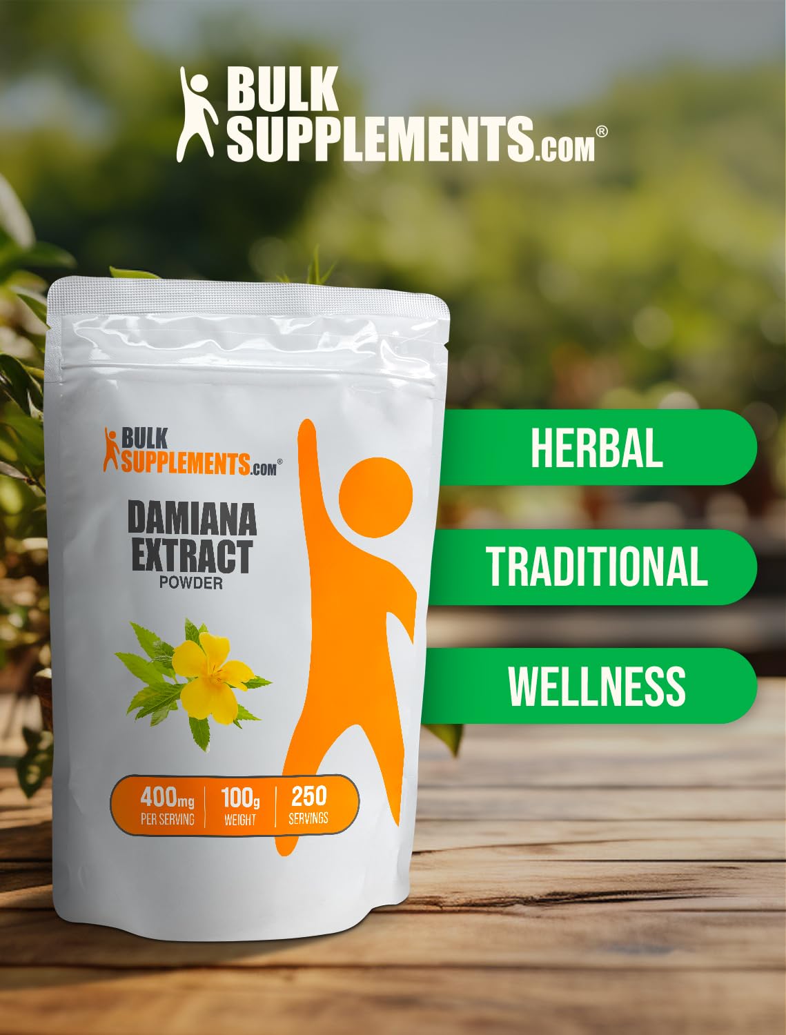 Foto 6 pulgar | Suplemento Bulksupplements.com Extracto De Damiana En Polvo 100 G - Venta Internacional.
