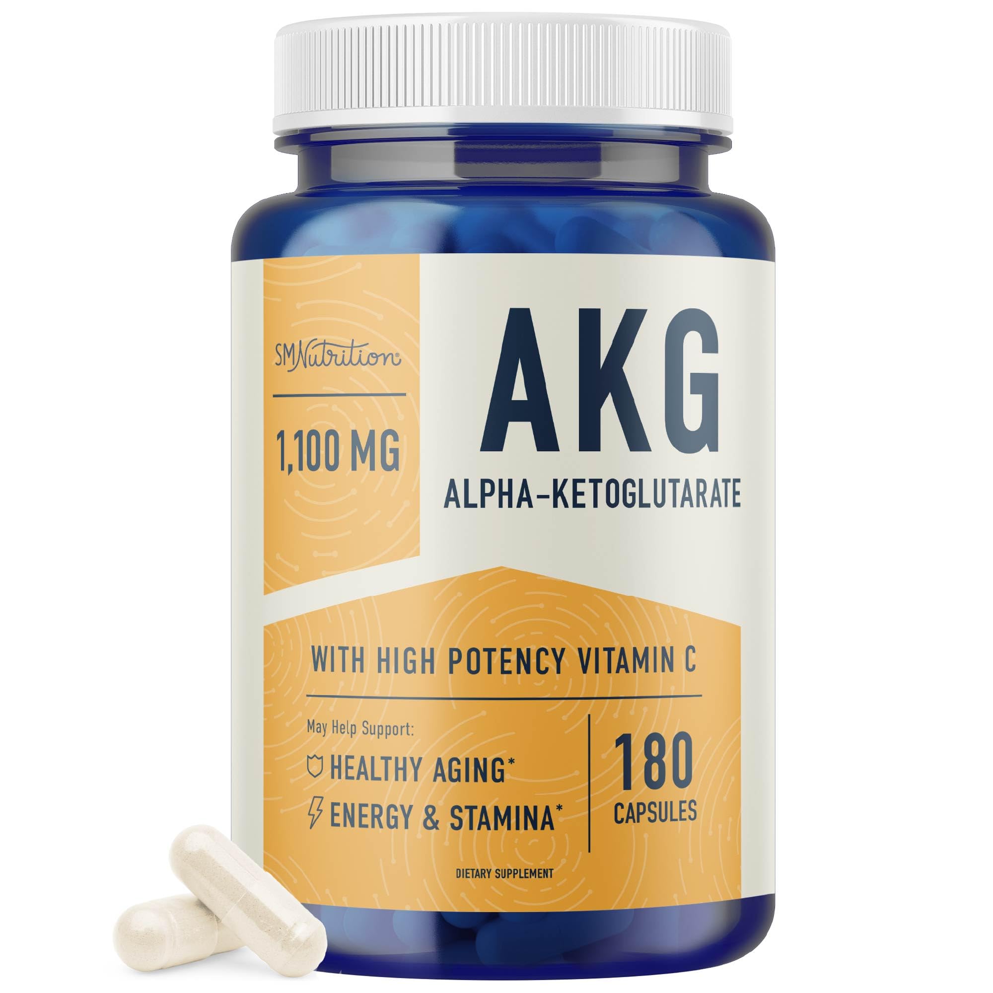 Foto 2 pulgar | Suplemento Smnutrition Akg 1.100 Mg/porción 180 Cápsulas - Venta Internacional.