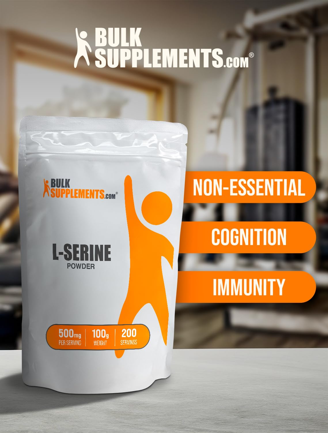 Foto 6 pulgar | Suplemento Bulksupplements.com L-serina 500 Mg En Polvo 100 G - Venta Internacional.