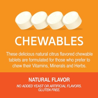 Foto 3 | Tabletas Masticables 21st Century Immublast Citrus 32x4 - Venta Internacional.