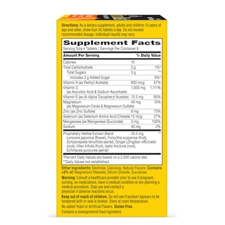 Foto 6 | Tabletas Masticables 21st Century Immublast Citrus 32x4 - Venta Internacional.