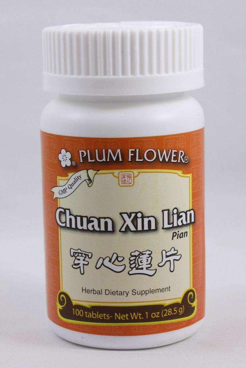Foto 4 pulgar | Suplemento De Flor De Ciruelo Chuan Xin Lian Pian 100 Comprimidos - Venta Internacional.