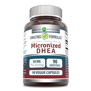 Foto 1 | Suplemento Amazing Formulas Con Dhea Micronizada, 50 Mg, 90 Cápsulas - Venta Internacional.