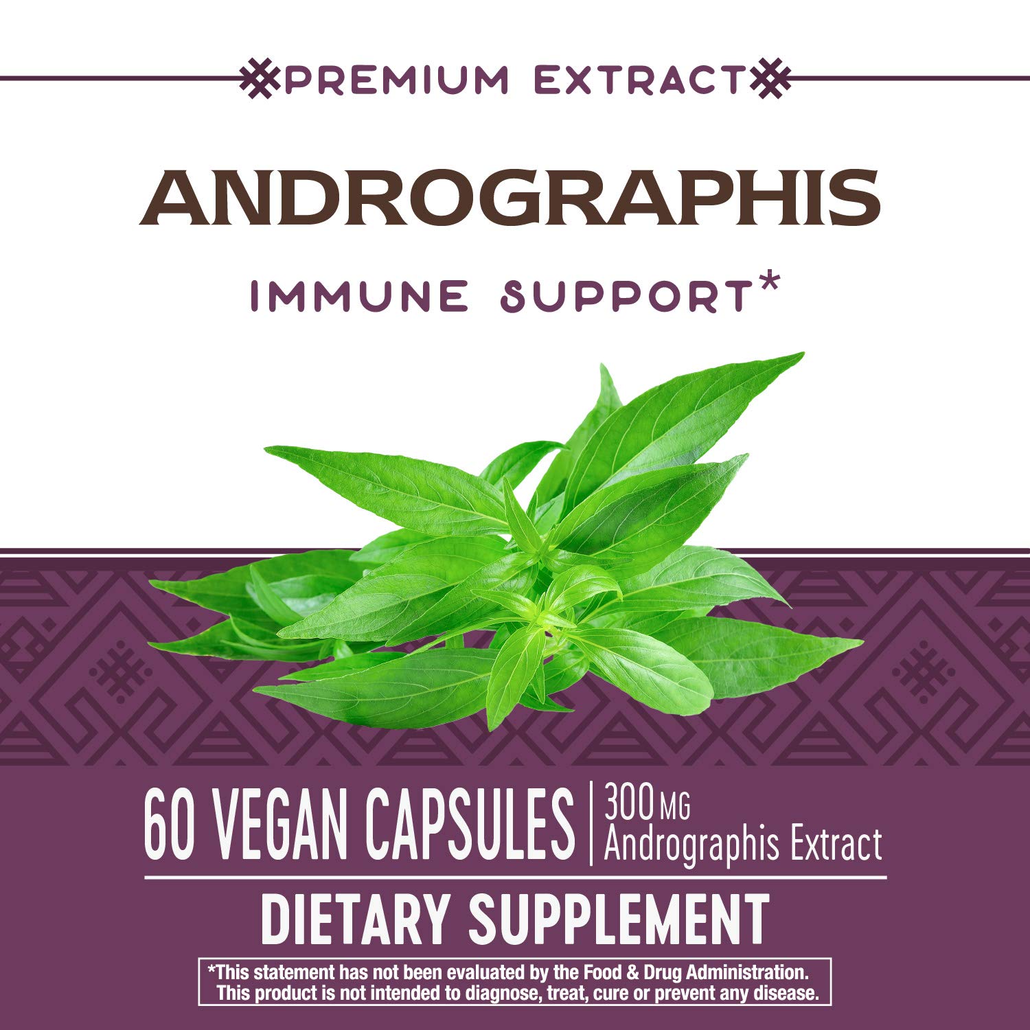 Foto 3 pulgar | Suplemento Nature's Way Premium Extract Andrographis 60 Cápsulas - Venta Internacional.