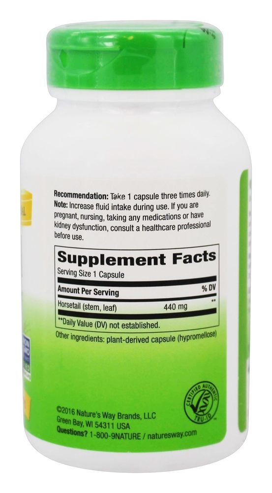 Foto 2 | Suplemento Nature's Way Horsetail Grass 440 Mg 100 Cápsulas X2 - Venta Internacional.