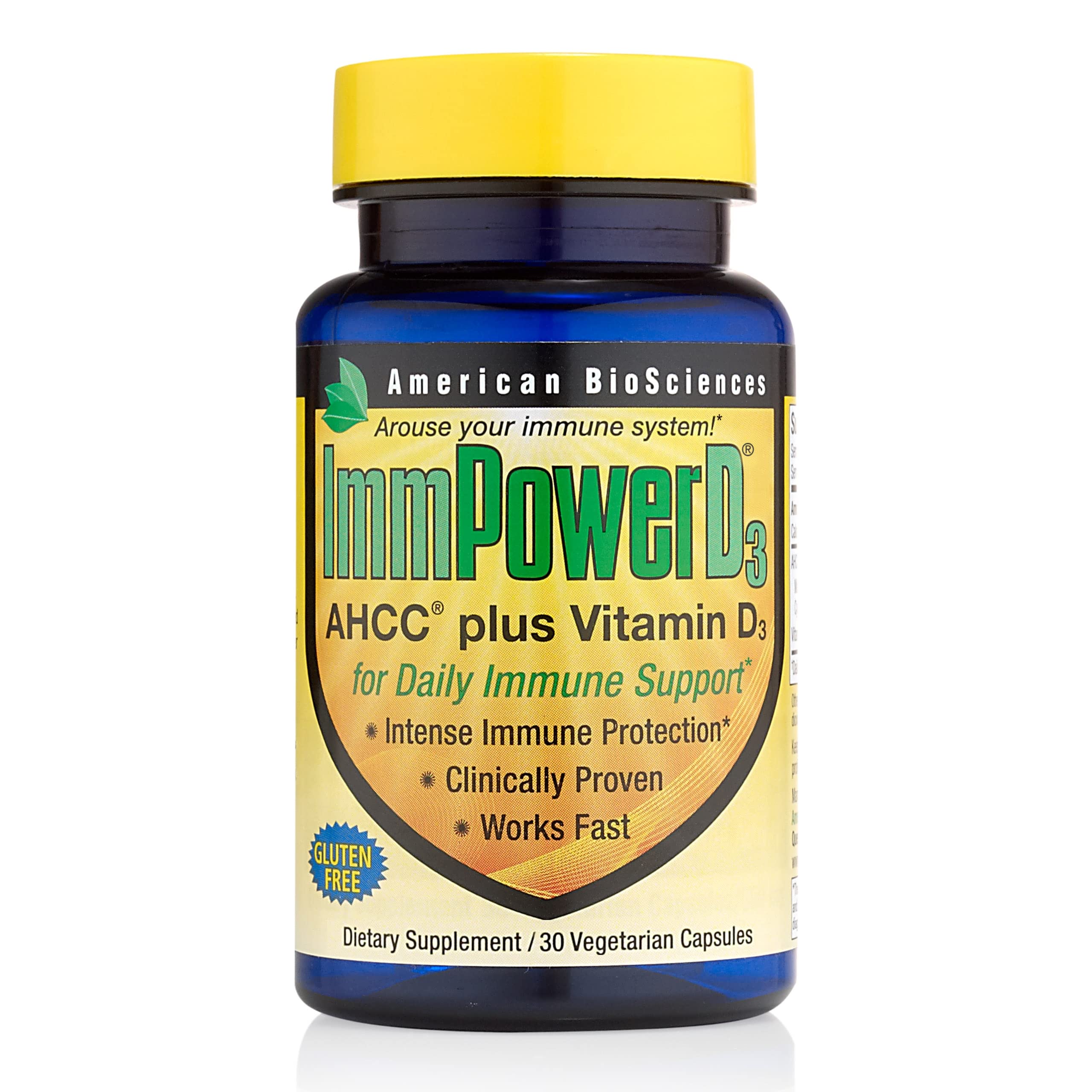 Foto 2 pulgar | Suplemento American Biosciences Immpowerd3 Ahcc 500 Mg - Venta Internacional.
