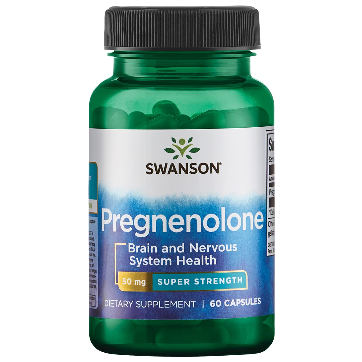 Foto 2 pulgar | Suplemento Swanson Super-strength Pregnenolone 50 Mg 60 Cápsulas - Venta Internacional.