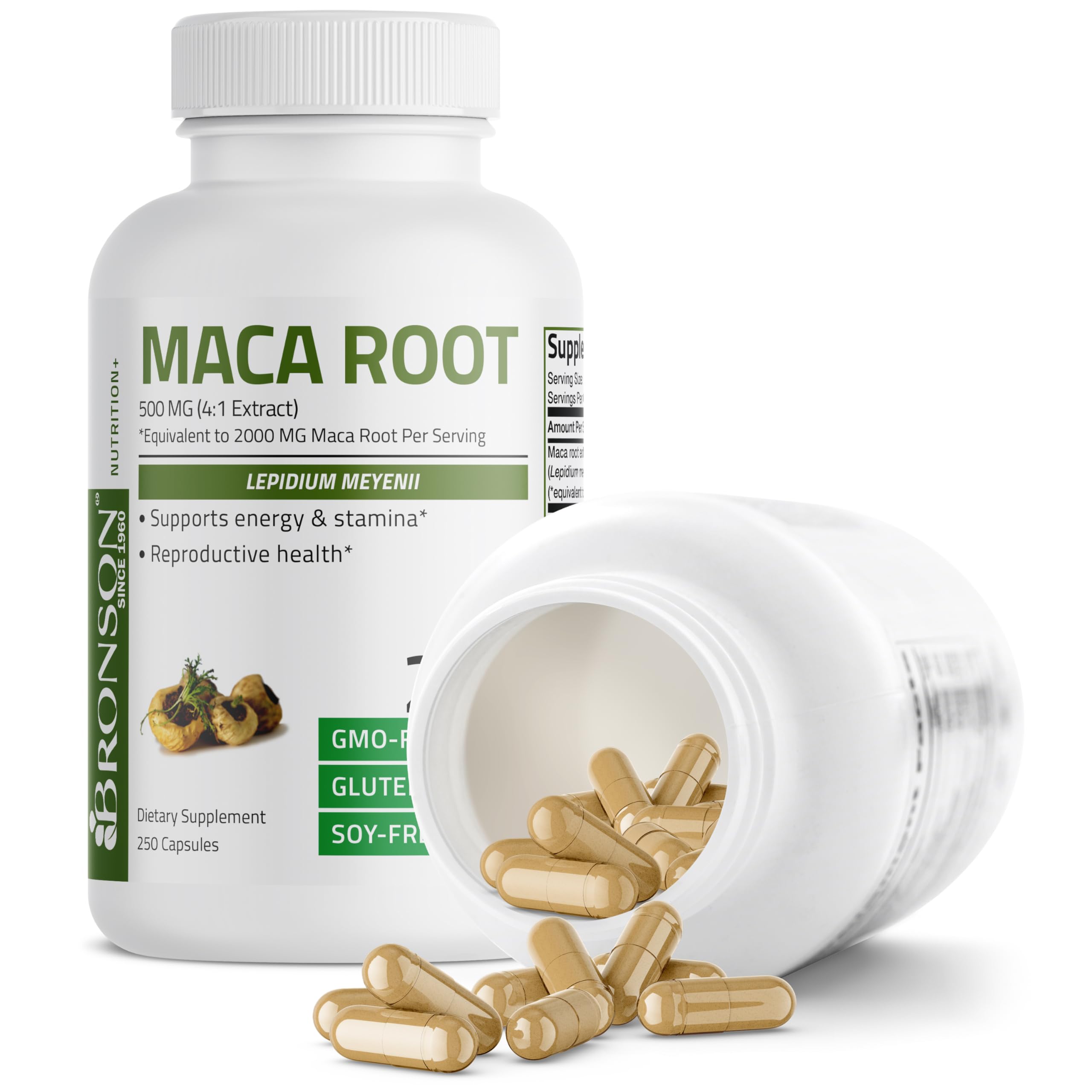 Foto 4 | Suplemento Bronson Maca Root 250 Cápsulas - Venta Internacional
