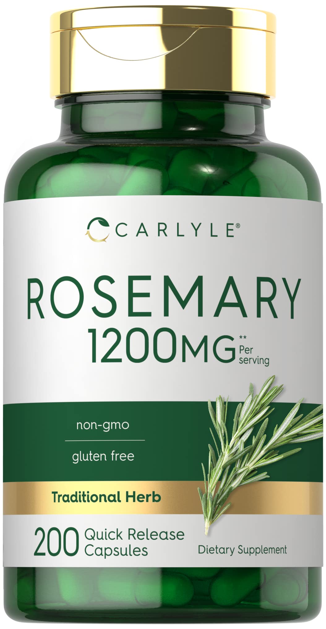 Foto 2 pulgar | Suplemento Carlyle Rosemary, Cápsulas De 1200 Mg, 200 Unidades - Venta Internacional.