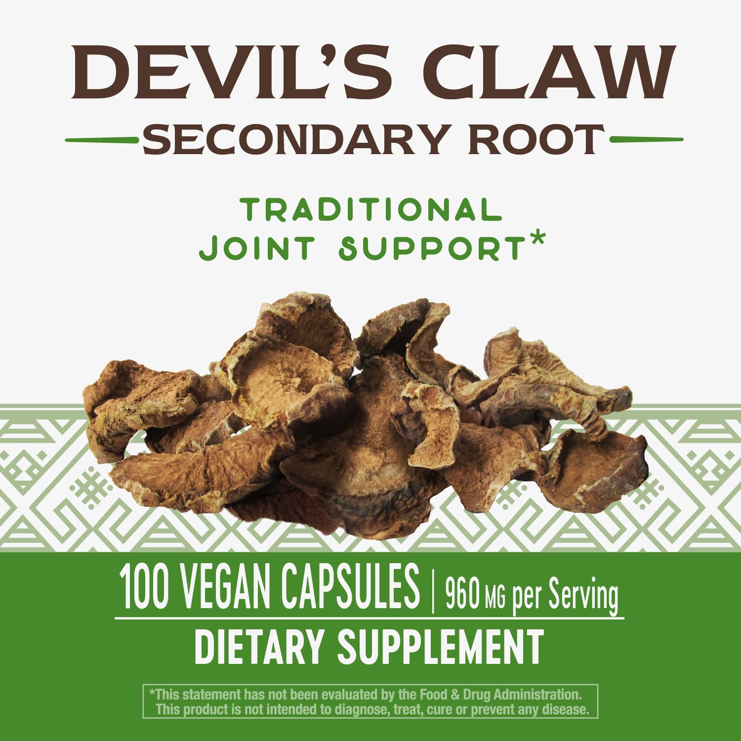 Foto 7 pulgar | Suplemento De Raíz Secundaria Nature's Way Devil's Claw 960 Mg - Venta Internacional.