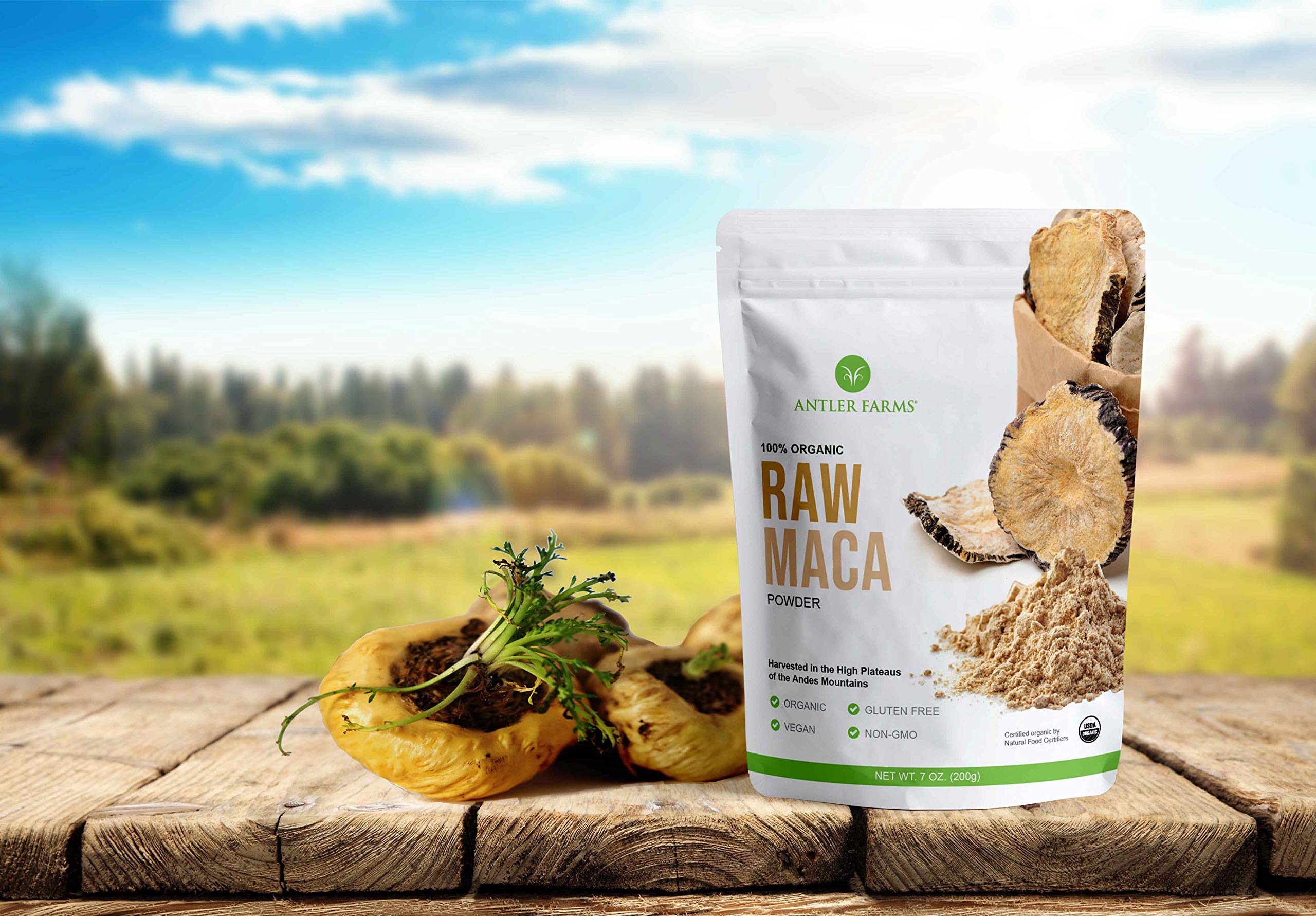 Foto 5 pulgar | Suplemento De Maca Cruda En Polvo De Antler Farms, 200 G, 40 Porciones - Venta Internacional.