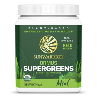 Foto 1 | Supergreens En Polvo Sunwarrior, Menta Orgánica Vegana, 45 Porciones - Venta Internacional.