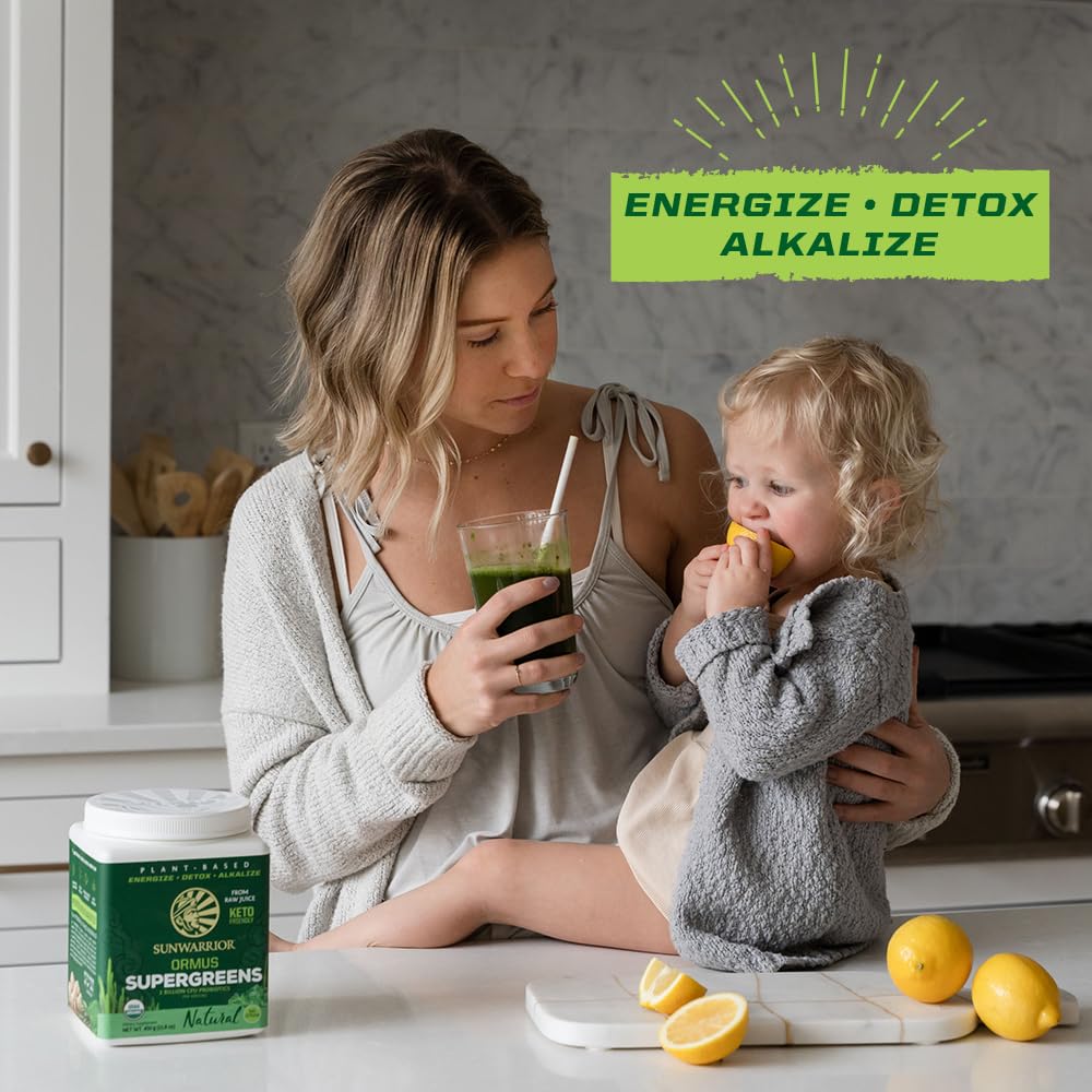 Foto 7 | Supergreens En Polvo Sunwarrior, Menta Orgánica Vegana, 45 Porciones - Venta Internacional.