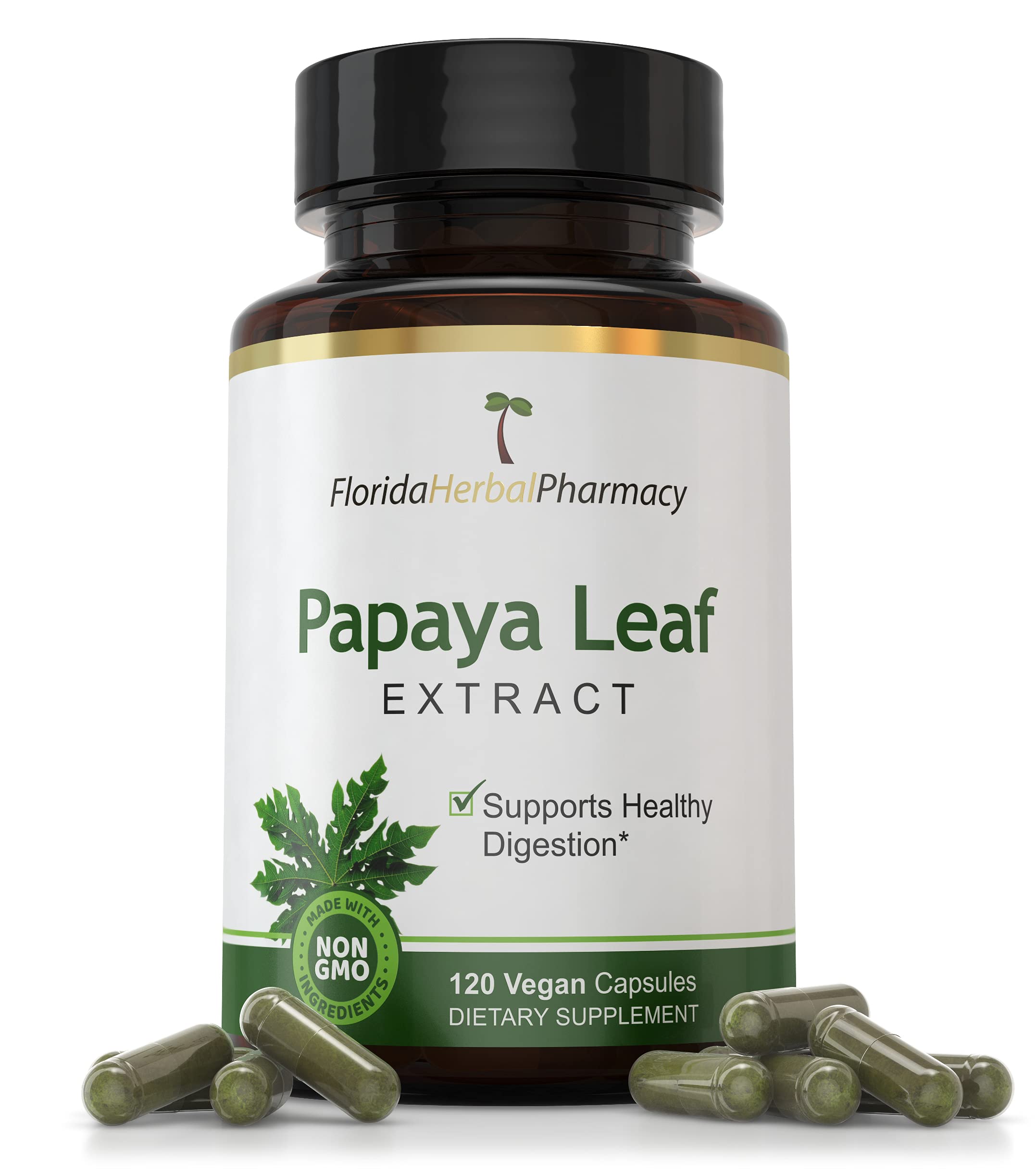 Foto 1 | Suplemento De Extracto De Hoja De Papaya De Florida Herbal Pharmacy 120 Cápsulas - Venta Internacional.