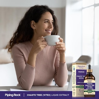 Foto 6 | Suplemento De Extracto De Bayas De Árbol Casto De Piping Rock, 120 Ml - Venta Internacional.