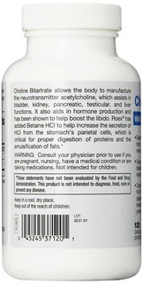 Foto 2 | Suplemento Roex Vitamins De Bitartrato De Colina, 120 Unidades - Venta Internacional.