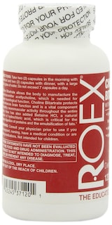 Foto 6 | Suplemento Roex Vitamins De Bitartrato De Colina, 120 Unidades - Venta Internacional.