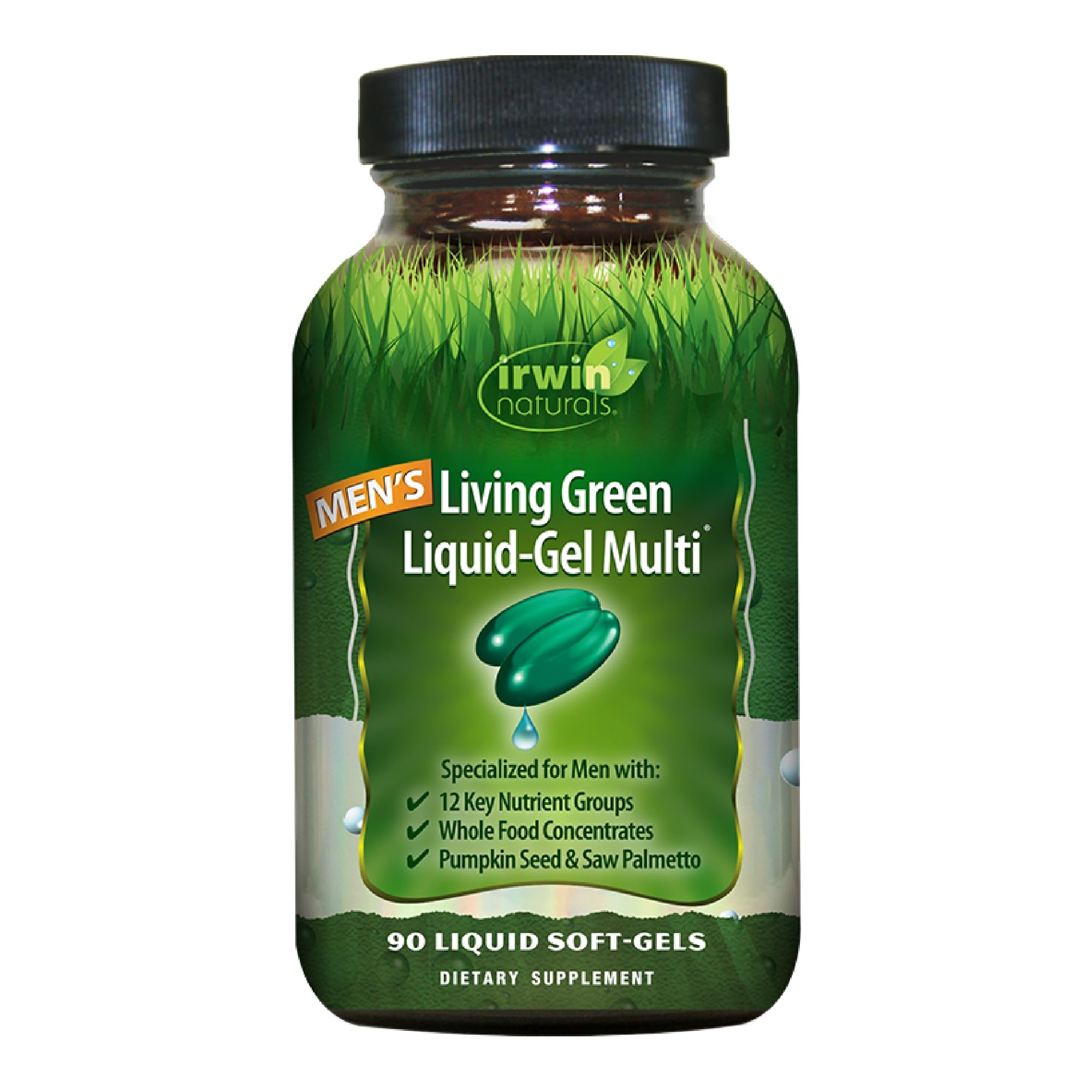 Foto 2 pulgar | Suplemento Irwin Naturals Men's Living Green 90 Cápsulas Blandas - Venta Internacional.