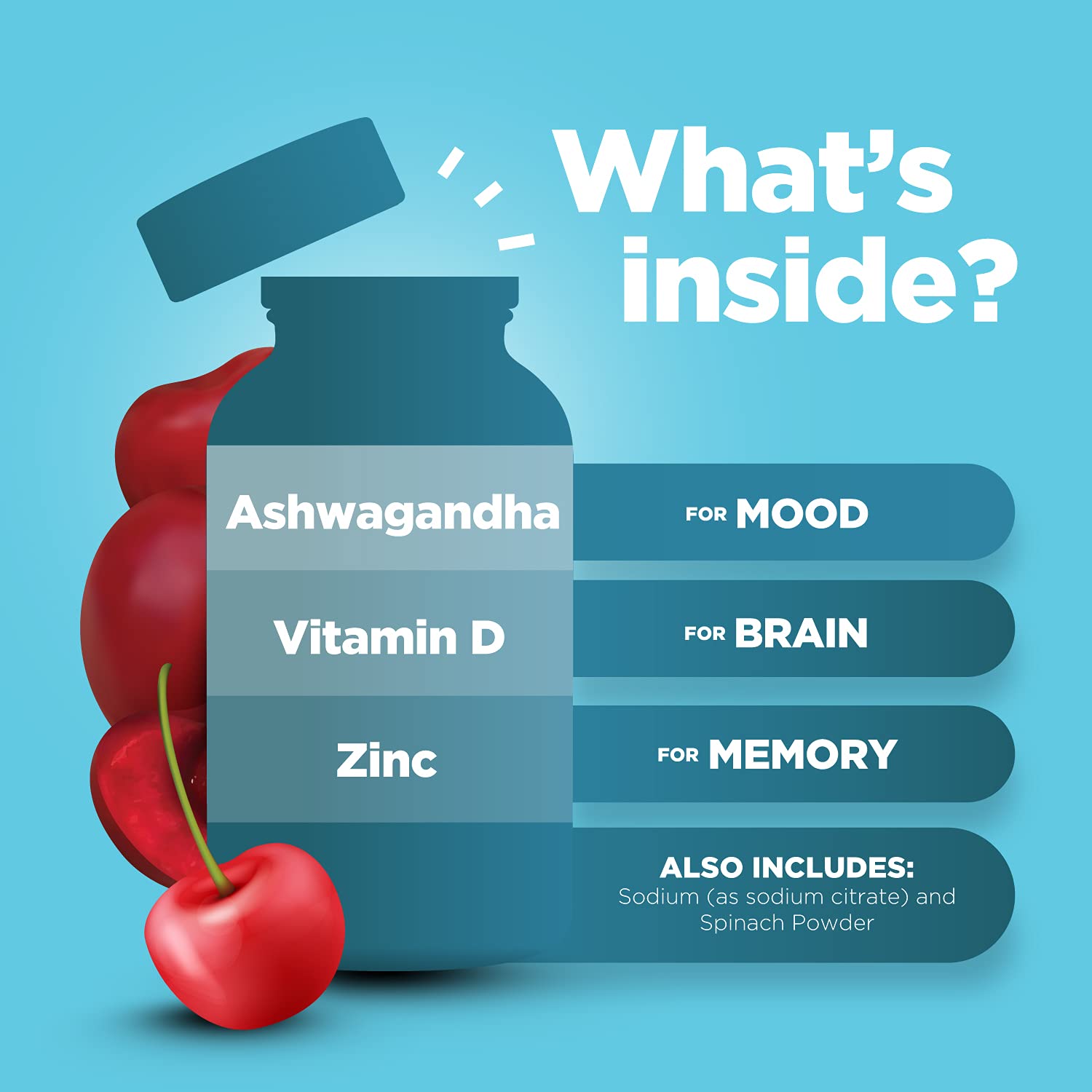Foto 6 pulgar | Gominolas Phytoral Calming Ashwagandha 750 Mg Con Zinc Y Vitamina D - Venta Internacional.