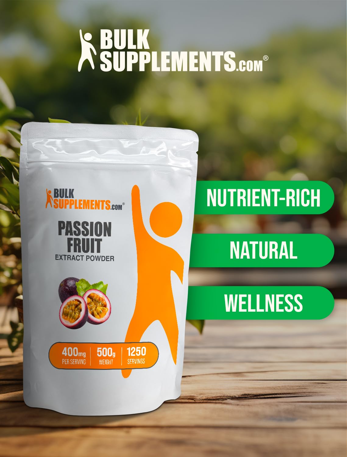 Foto 6 pulgar | Suplemento Bulksupplements.com Extracto De Maracuyá En Polvo 500 G - Venta Internacional.
