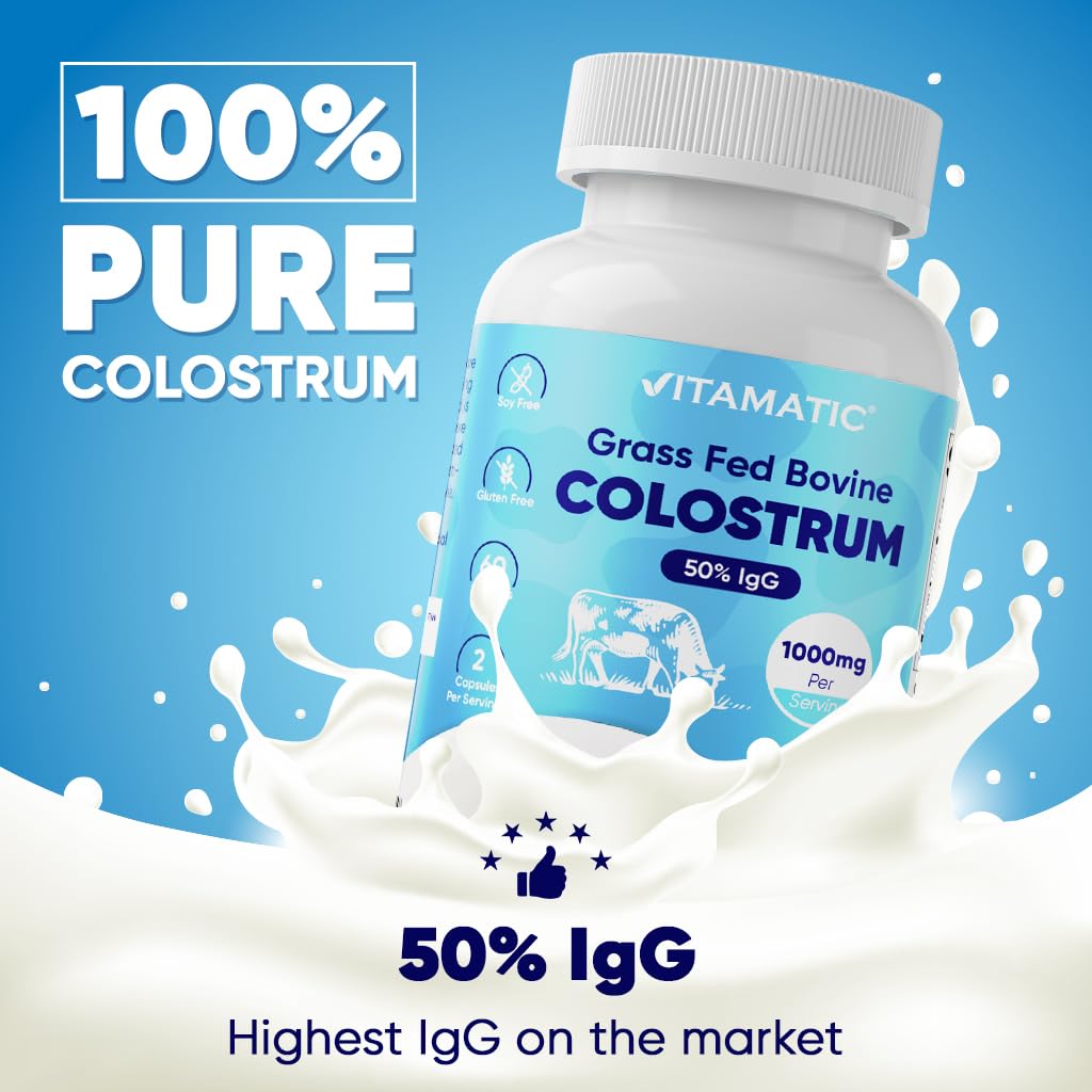 Foto 5 pulgar | Suplemento Vitamático De Calostro Bovino 1000 Mg 120 Cápsulas - Venta Internacional.