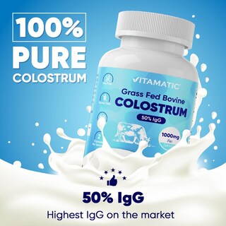 Foto 4 | Suplemento Vitamático De Calostro Bovino 1000 Mg 120 Cápsulas - Venta Internacional.