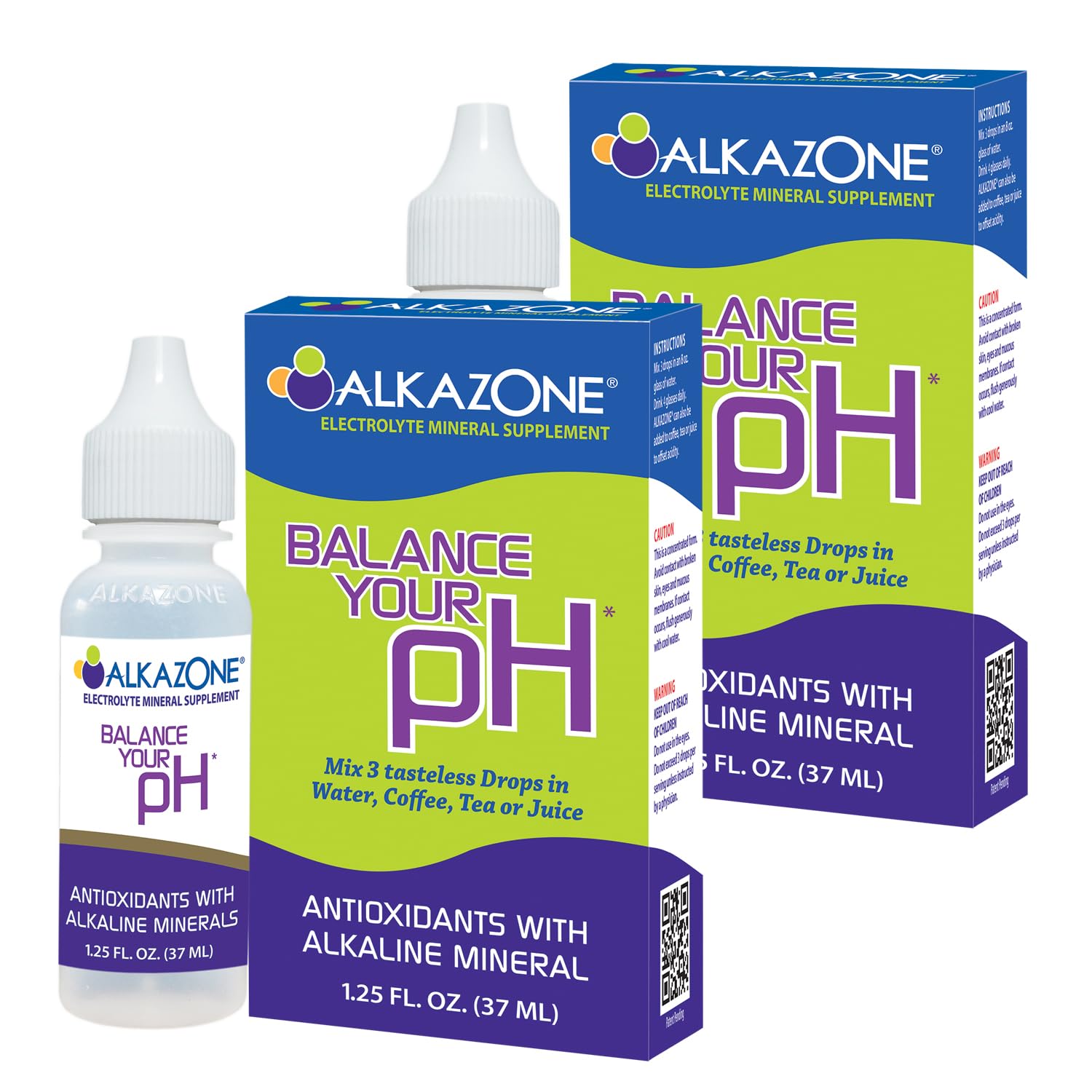 Suplementos Antioxidantes Alkazone Equilibran Tu Ph (2 Paquetes) - Venta Internacional.