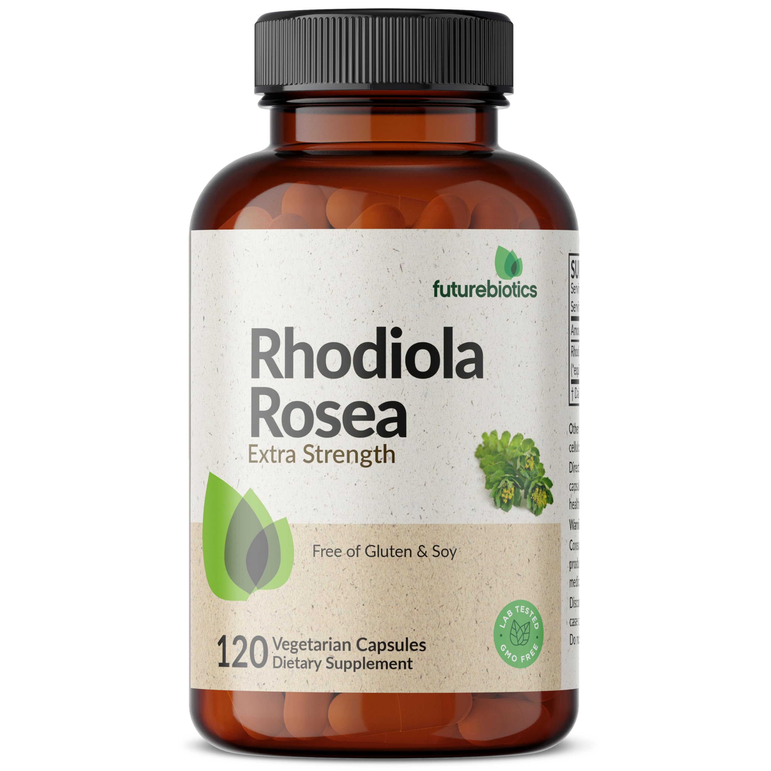 Suplemento Futurebiotics Rhodiola Rosea 1000 Mg 120 Cápsulas - Venta Internacional.