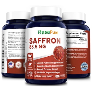 Foto 4 | Suplemento De Extracto De Azafrán Nusapure 88,5 Mg 200 Cápsulas - Venta Internacional.