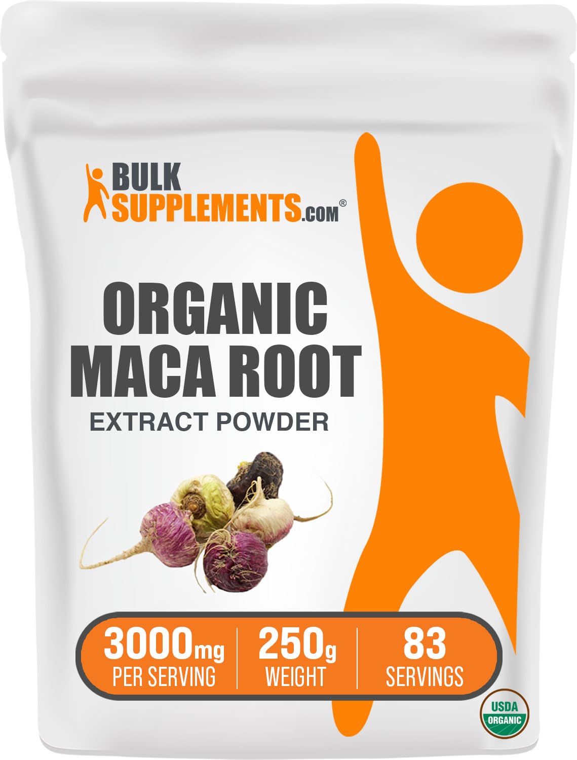 Foto 2 pulgar | Suplemento Bulksupplements.com Extracto De Raíz De Maca Orgánica 3000 Mg - Venta Internacional.