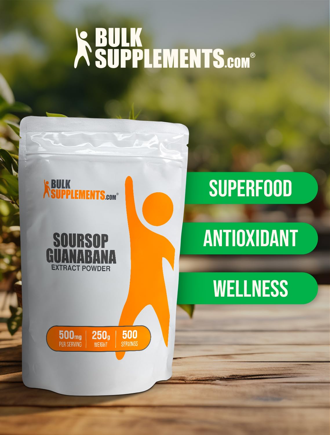 Foto 6 pulgar | Suplemento Bulksupplements.com Extracto De Guanábana En Polvo 250 G - Venta Internacional.