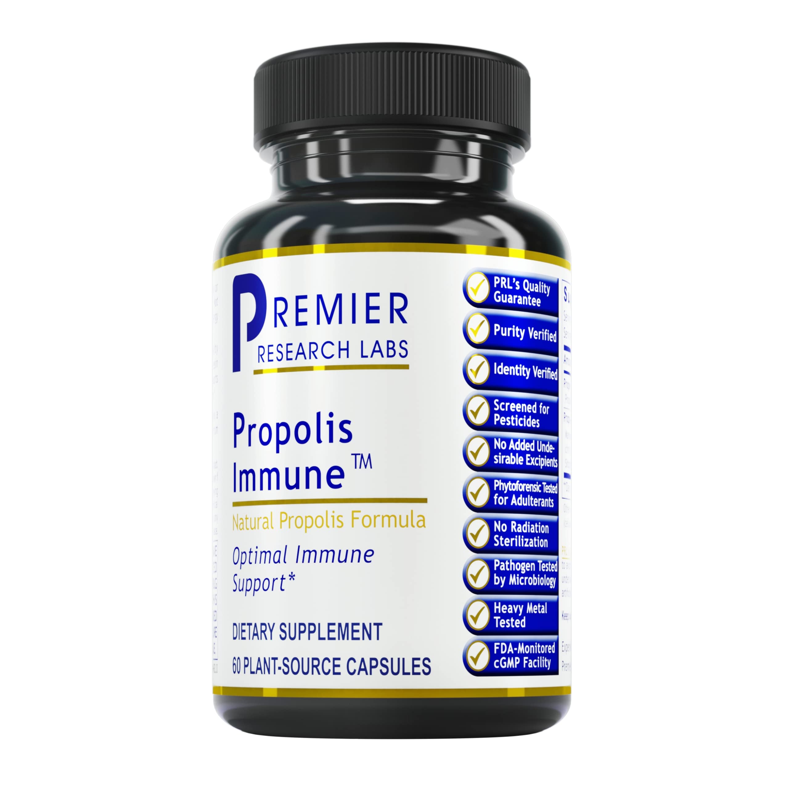 Suplemento Premier Research Labs Propolis Immune 60 Cápsulas - Venta Internacional.