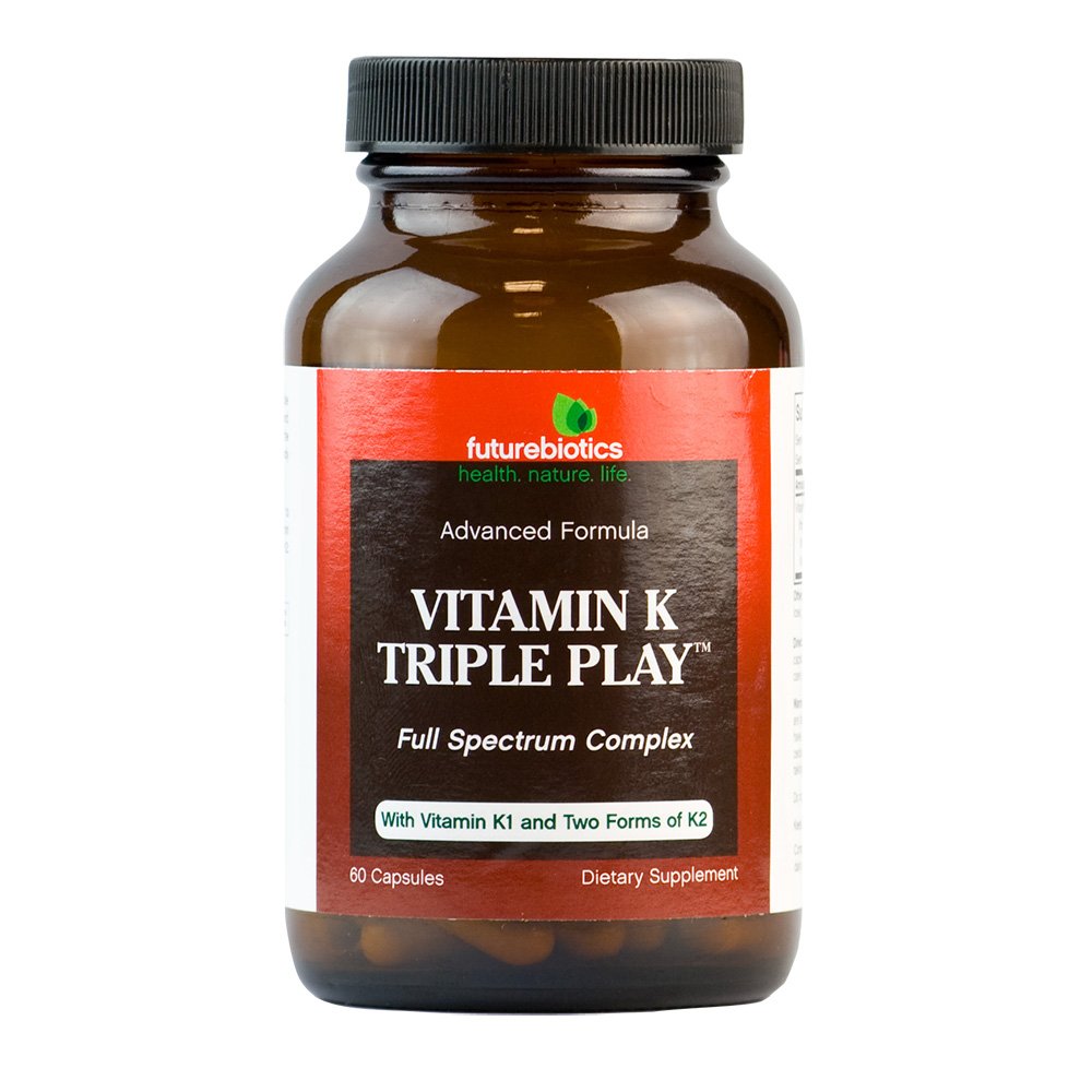 Foto 1 | Suplemento Futurebiotics De Vitamina K Triple Play 60 Cápsulas - Venta Internacional.