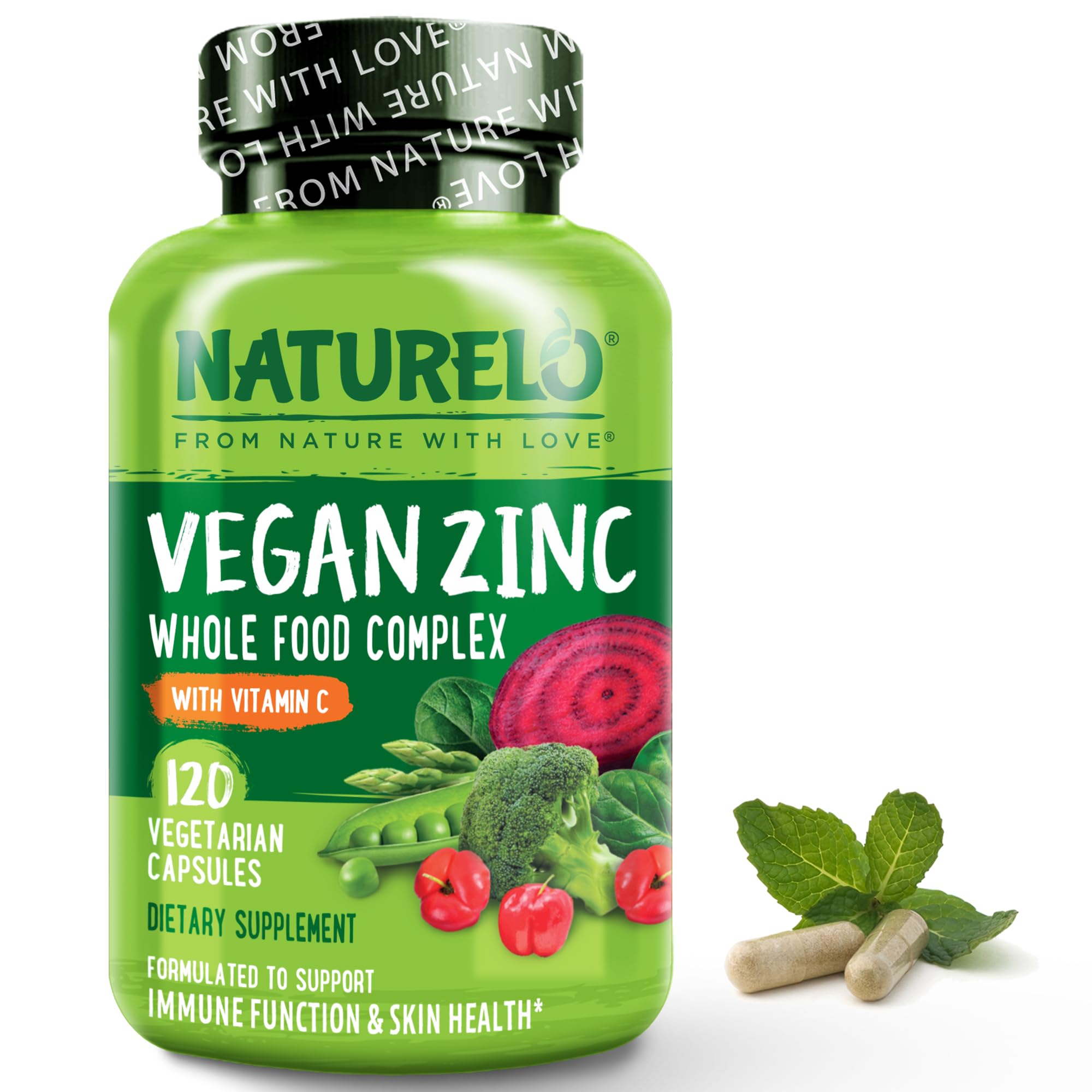 Foto 2 pulgar | Suplemento Naturelo, Complejo Alimenticio Integral De Zinc Vegano, 120 Cápsulas - Venta Internacional.