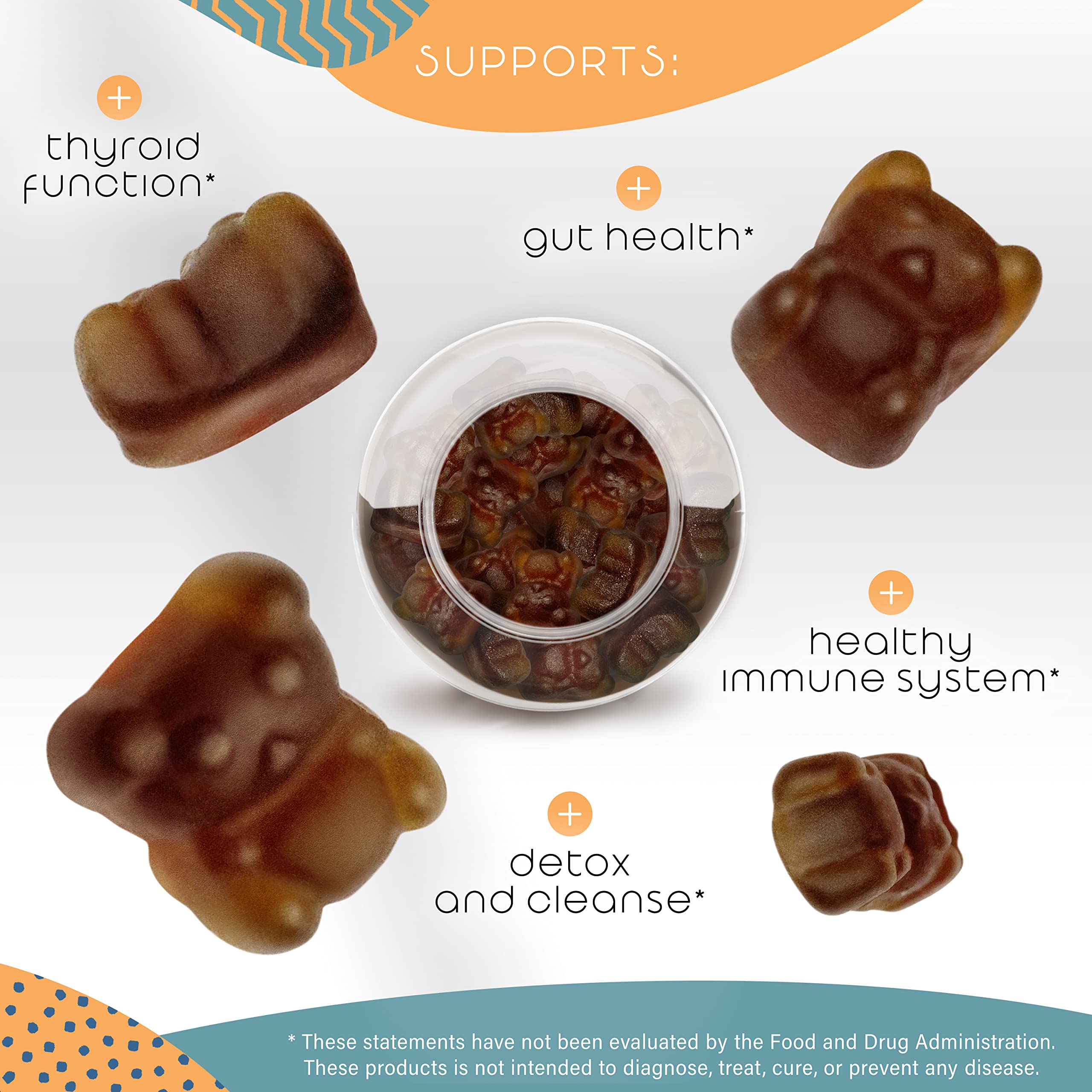 Foto 5 pulgar | Suplemento De Gomitas Irlandesas Teaveli Con Musgo Marino, 120 G, Sabor A Bayas - Venta Internacional.