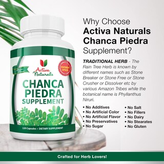Foto 5 | Suplemento Chanca Piedra De Activa Naturals Con Phyllanthus Niruri - Venta Internacional.