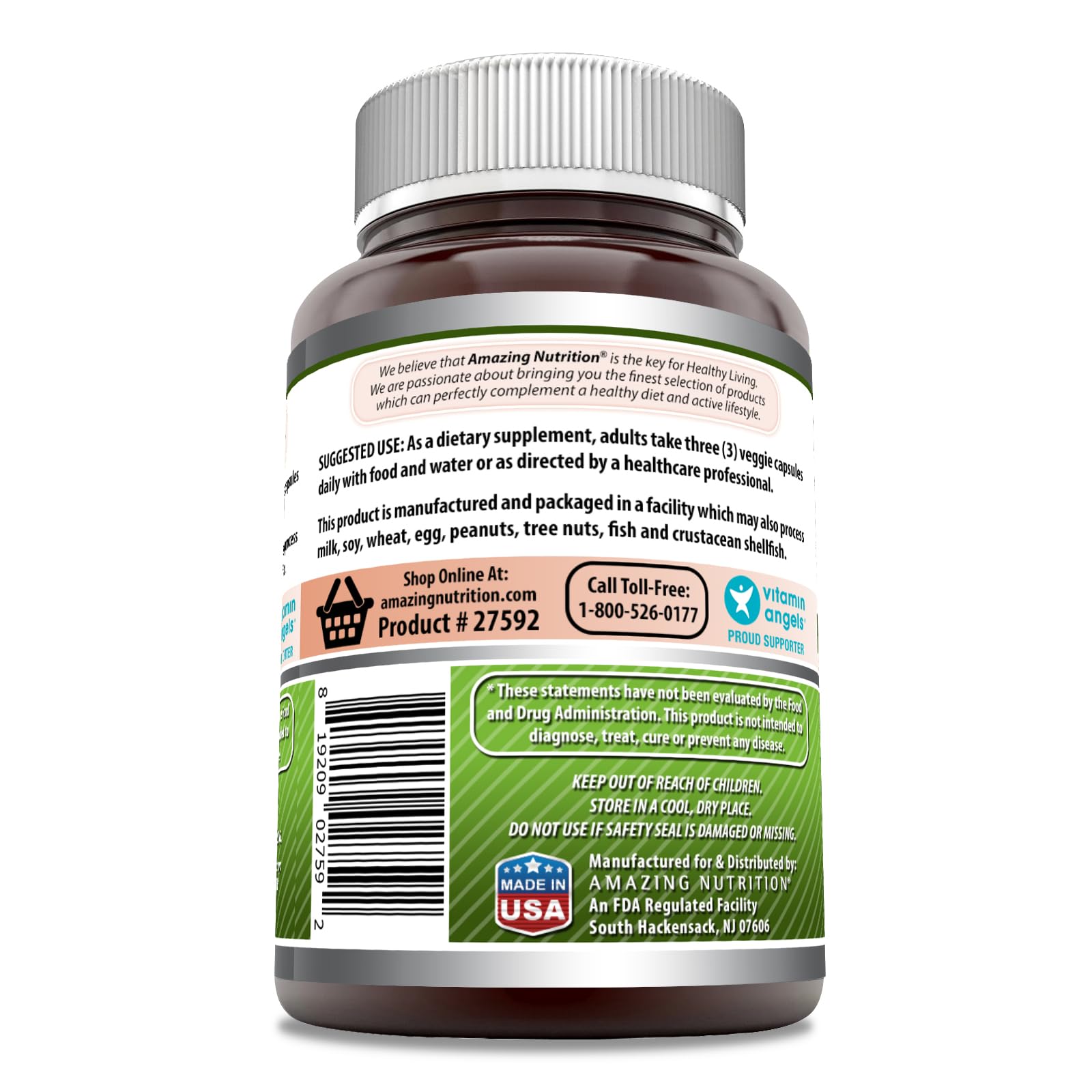Foto 4 pulgar | Suplemento De Extracto De Semilla De Apio De Amazing Formulas 1500 Mg - Venta Internacional.