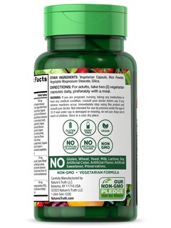 Foto 7 | Suplemento Nature's Truth Super Fruits & Veggies 60 Cápsulas - Venta Internacional.