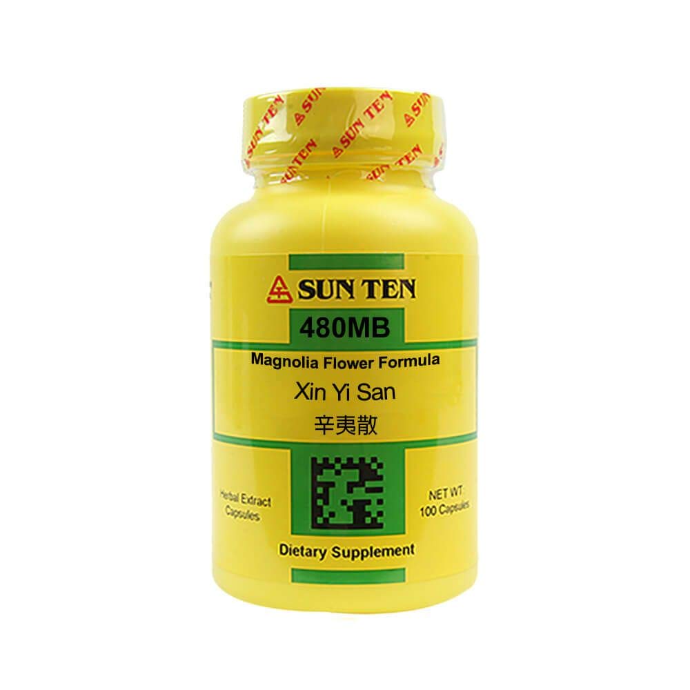 Foto 2 pulgar | Cápsulas Sun Ten Magnolia Flower Formula Xin Yi San 100 X 500 Mg - Venta Internacional.