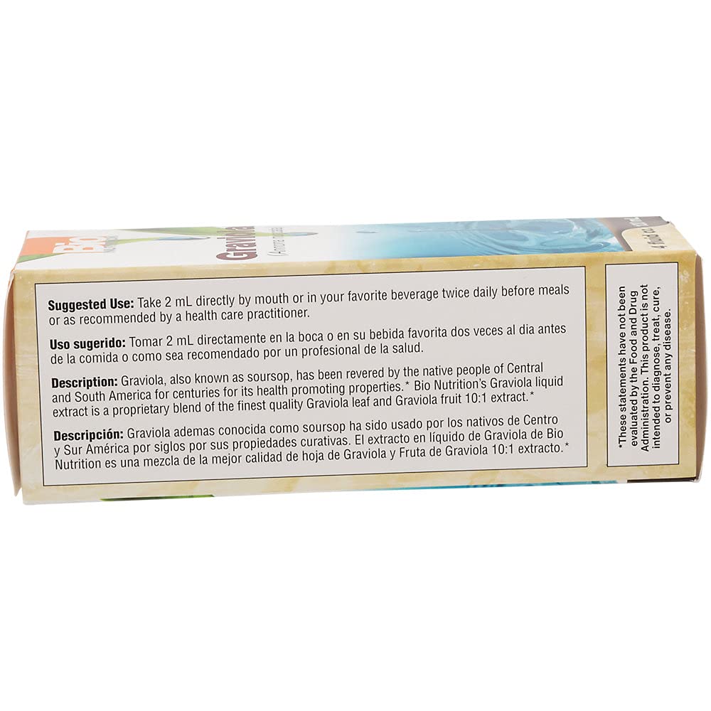Foto 5 pulgar | Suplemento Bio Nutrition Graviola 120ml - Venta Internacional.